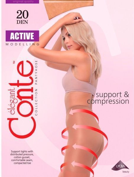 Колготки Conte ACTIVE 20 den bronz р. 5 бронзовый 