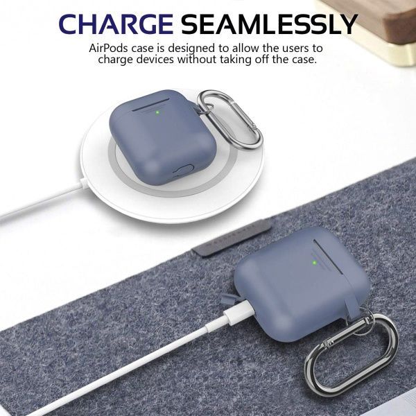 Чохол Promate GripCase для Apple AirPods navy blue 