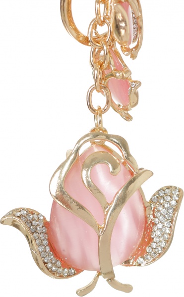 Брелок для рюкзаков Nota Bene Розовая роза 14,5х5 см