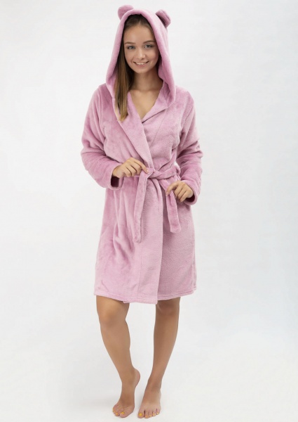 Халат женский Roksana 859/90076 р. L темно-розовый 