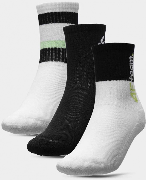 Шкарпетки 4F SOCKS CAS M059 (3pack) 4FJAW22USOCM059-90S р.36-38 білий