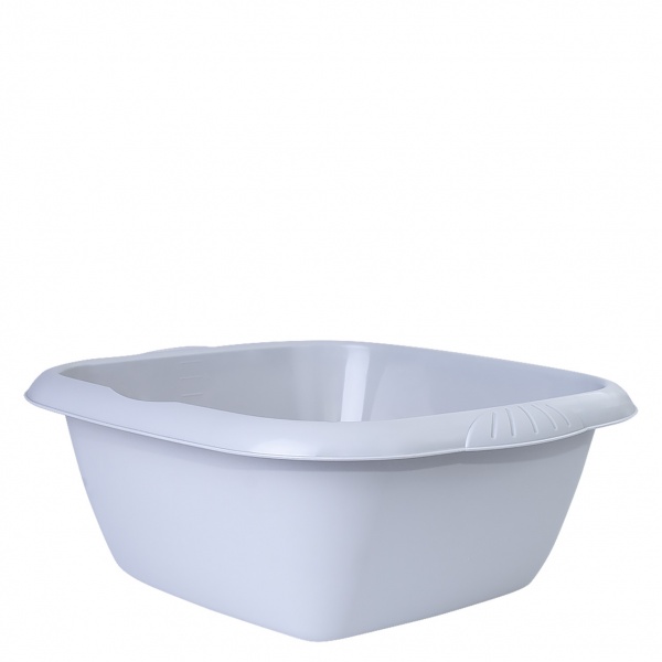 Таз Алеана квадратний світло-сірий 9 л