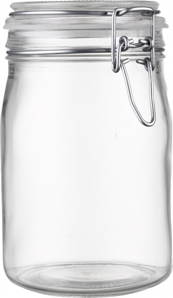 Банка для сыпучих с бугельной крышкой 1 л Borgonovo