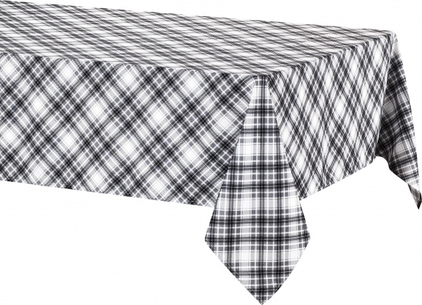 Скатерть Net 140x220 см синий с рисунком Luna 