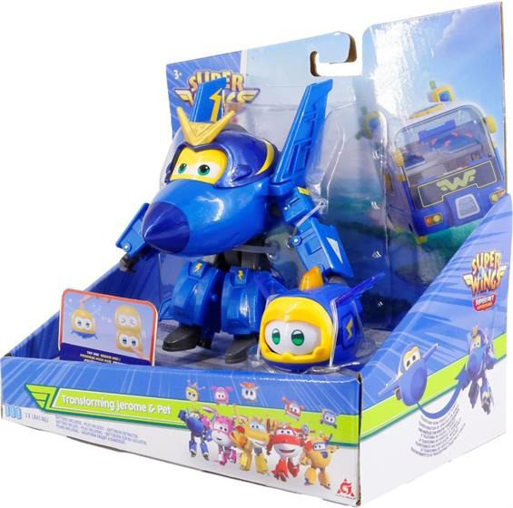 Игровой набор Super Wings Transforming Джером и любимец EU770443
