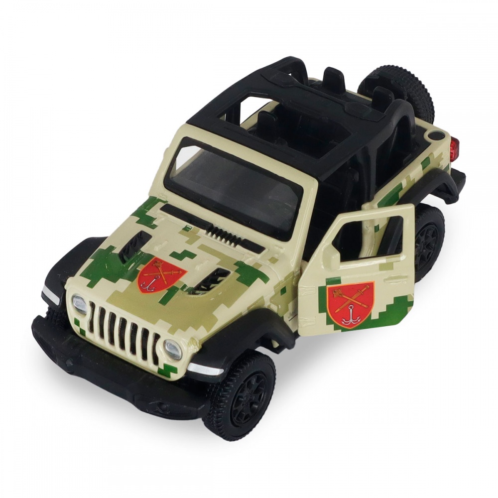 Автомодель TechnoDrive 1:32 серии Шевроны Героев - Jeep Wrangler Rubicon ОК Юг 250398UM