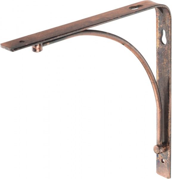 Кронштейн  декоративный арочный 200х200 мм медь
