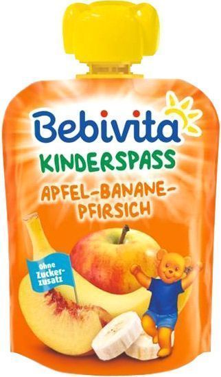 Пюре Bebivita Яблуко-банан-персик 