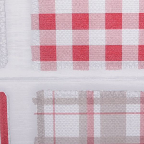 Скатерть Абстракция 140x240 см бежевый с красным Джованні Ботічеллі 