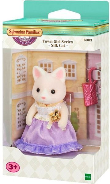 Ігровий набір Sylvanian Families місцева модниця Шовкова Кішка 