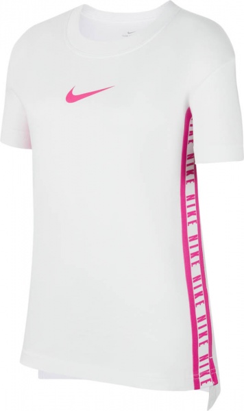 Футболка Nike G NSW TEE DPTL TRICOT TRACK CT2788-100 р.XL білий