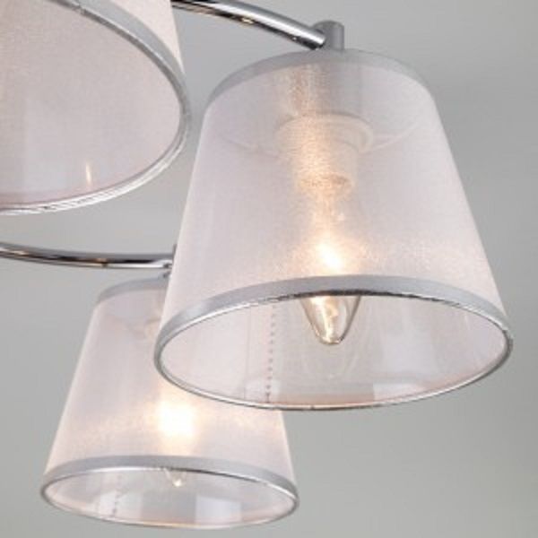 Люстра стельова Cornetto 6x40 Вт E14 хром 60094/6 