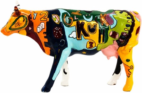Фигурка Цветная корова 919-1002