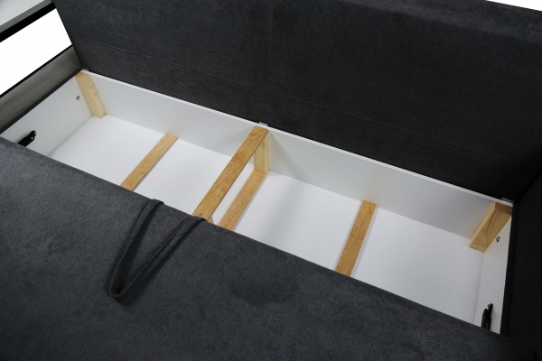 Диван прямой EP-GRT Line темно-серый 2530x1100x870 мм