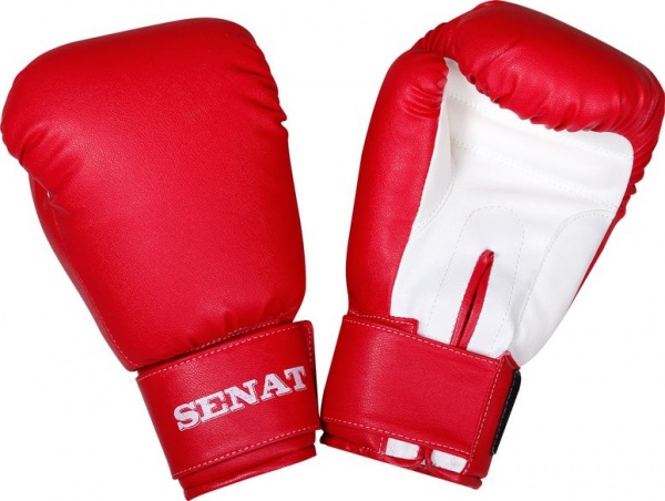 Боксерські рукавиці SENAT 1499-red р. 10 10oz червоний