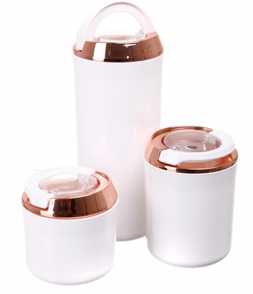 Набір банок з кришками Kontensan VP-131 3 шт. Vip Ahmet