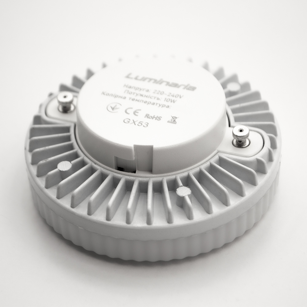 Лампа светодиодная Luminaria 10 Вт матовая GX53 220 В 4200 К LED GX53 10W 4200K