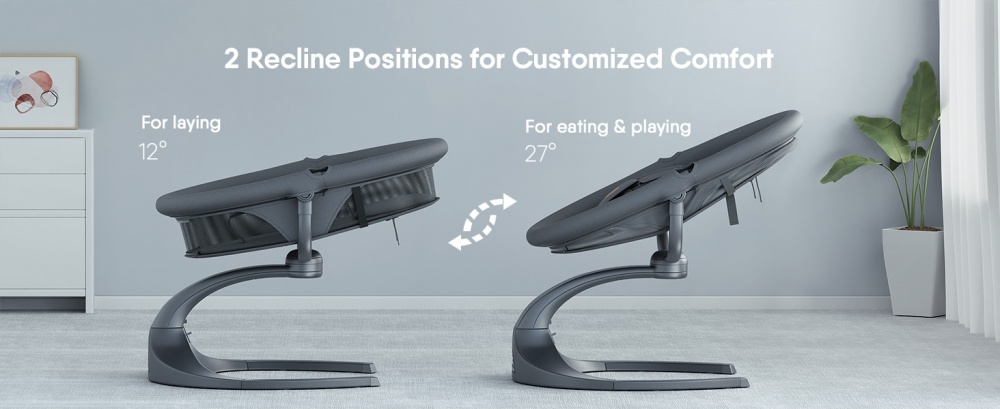 Укачивающий центр Babybond 79х69х58 см темно-серый PD-B05D