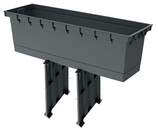 Ящик балконный пластик RATO CASE 770x235x686 мм прямоугольный антрацит 27 л PRP (63674-433)