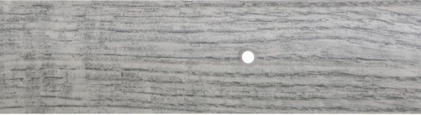 Поріжок алюмінієвий Броварской алюмінієвий завод гладкий з отворами 40x1800 мм дуб димчастий 