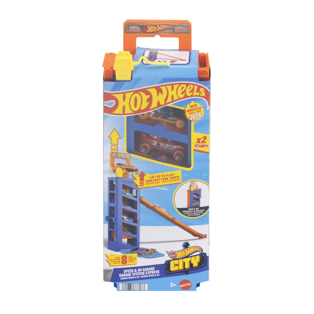 Игровой набор Hot Wheels «Гараж со спуском» (в асс.) 1:64 JMJ52