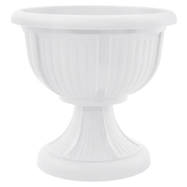 Горщик Леон UP11400W з підставкою 51 білий