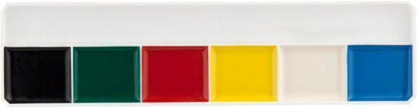 Краска акварель, 6 кольорів, без пензлика, картонна упаковка, My Little Pony Movie, LP17-040 My Little Pony