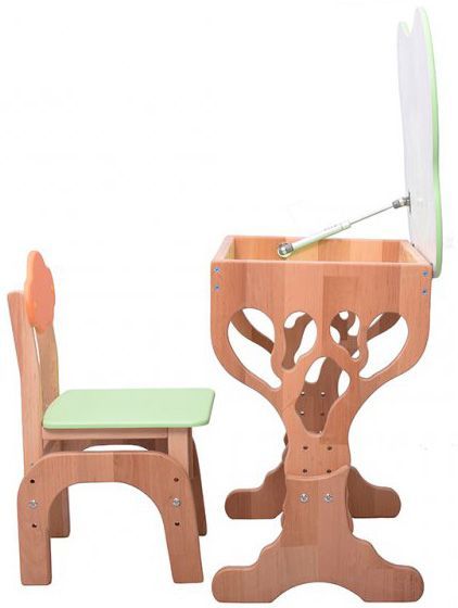 Комплект мебели детский Sweet baby Дубок Растишка с пеналом салатовый