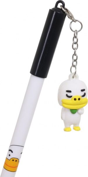 Ручка гелевая Котенок белый 