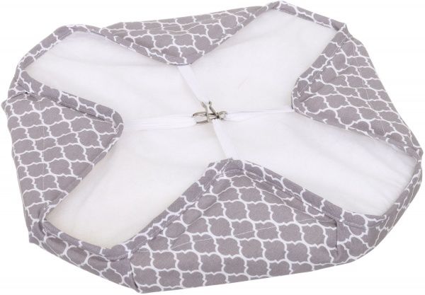 Чехол для стула Агата Вензель капучино на застежке 33х33 см La Nuit