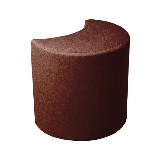 Пуф Марбет Полумесяц 400x400x240 мм Malaga №04 коричневый 