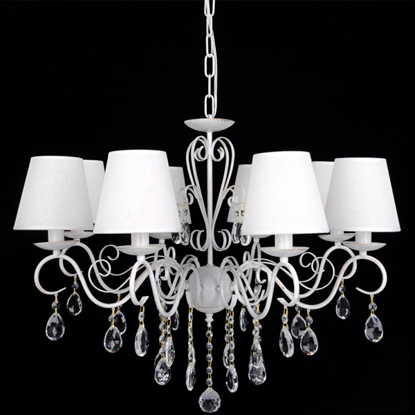 Люстра подвесная Victoria Lighting Dalila/SP8 8x40 Вт E14 белый 