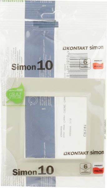 Рамка Simon SIMON10 универсальная кремовый CR1/41