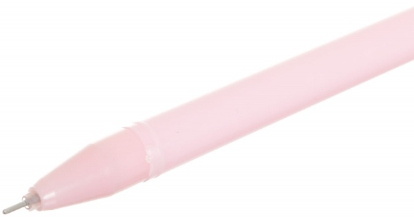 Ручка гелевая Мягкая лапка розовая 