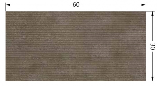 Плитка TABRIZ TILE Reolanda antrasit line relief 30x60 