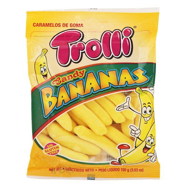 Конфеты жевательные Trolli Конфеты Trolli Бананы жевательные 100 г