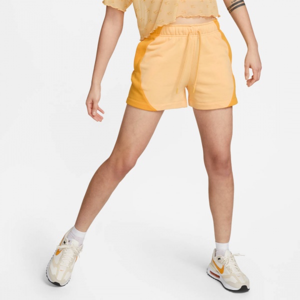 Шорты Nike W NSW AIR FLC MR SHORT DV8052-795 р. XS желтый