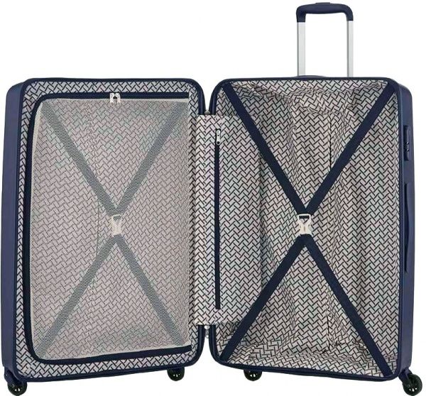 Чемодан Travelite Nova на 4 колесах M 67 л синий 