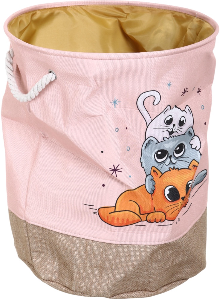 Корзина для игрушек HW Котики 40х40х50 см NULL