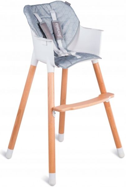 Стільчик для годування Lionelo Koen 2 в 1 сірий LO.KO01