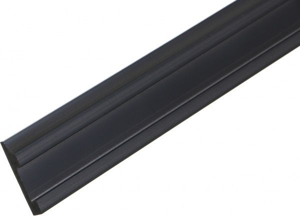 Плинтус дюрополимер King Floor JC308-1139 серебряный 2000х80х15 мм 