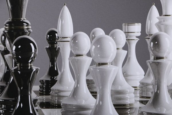 Репродукция Натюрморт Шахматы 00047 96x48 см 