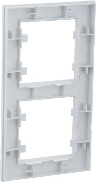 Рамка двомісна Makel Karea вертикальна білий