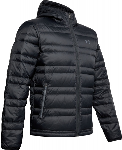 Пуховик Under Armour UA Armour Down Hooded Jkt 1342738-001 р.L чорний — фото 1