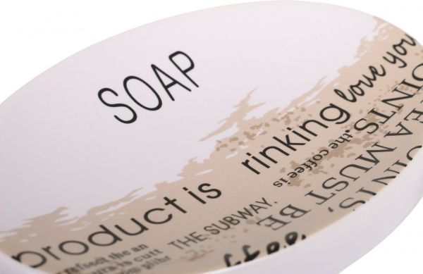 Мыльница Luna coffee бежевая