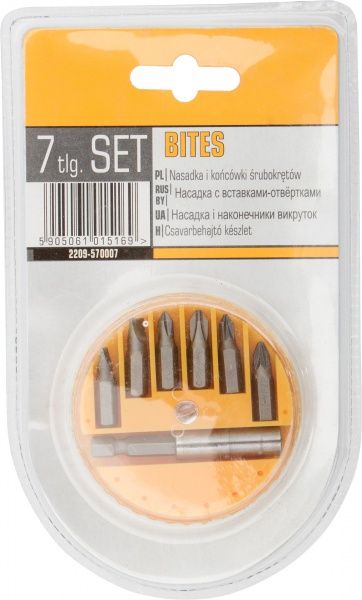 Набор бит Hardy 7 шт. 2209-570007