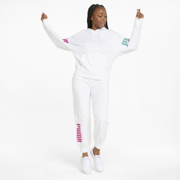 Джемпер Puma POWER Hoodie 84712502 р. XS білий
