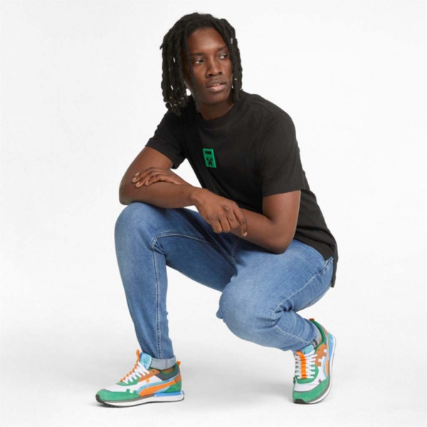 Футболка Puma MINECRAFT GRAPHIC TEE 53437401 р.M чорний