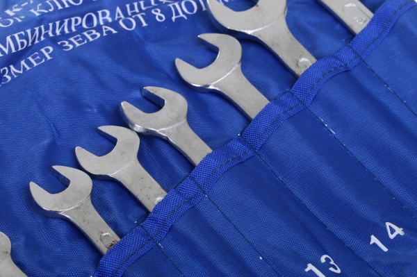 Набор ключей накидных ВИЗ 8 шт в сумке 5531