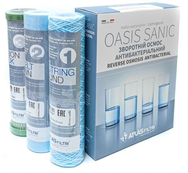 Набор картриджей Atlas Filtri OASIS DP SANIC ANTIBACTERIAL LSP000005